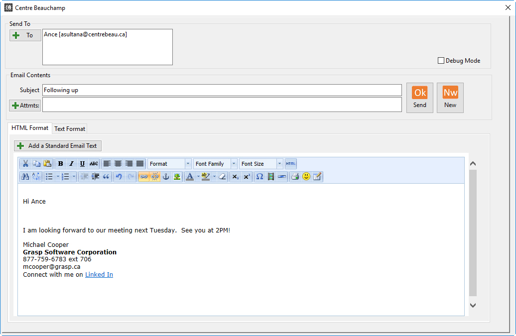 fundraising software screenshot